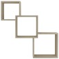 vidaXL Estante de pared de cubo contrachapada color roble 68x15x68cm vidaXL Estante de pared de cubo contrachapada color roble 68x15x68cm