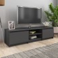 vidaXL Mueble de TV madera contrachapada gris 140x40x35,5 cm