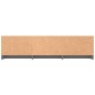 vidaXL Mueble de TV madera contrachapada gris 140x40x35,5 cm