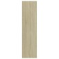 vidaXL Estantería de3 niveles contrachapada blanca roble 60x30x114cm vidaXL Estantería de3 niveles contrachapada blanca roble 60x30x114cm