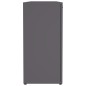 vidaXL Aparador de madera contrachapada gris 120x35,5x75 cm