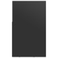 vidaXL Mueble para TV madera contrachapada negro 120x30x50 cm