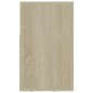vidaXL Mueble para TV madera contrachapada color roble 120x30x50 cm
