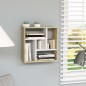 vidaXL Estantería de pared contrachapada blanco roble 45,1x16x45,1 cm vidaXL Estantería de pared contrachapada blanco roble 45,1x16x45,1 cm