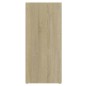 vidaXL Armario auxiliar madera contrachapada blanco roble 97x32x72 cm vidaXL Armario auxiliar madera contrachapada blanco roble 97x32x72 cm