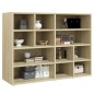 vidaXL Armario auxiliar madera contrachapada color roble 97x32x72 cm vidaXL Armario auxiliar madera contrachapada color roble 97x32x72 cm