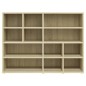 vidaXL Armario auxiliar madera contrachapada color roble 97x32x72 cm vidaXL Armario auxiliar madera contrachapada color roble 97x32x72 cm