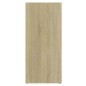 vidaXL Armario auxiliar madera contrachapada color roble 97x32x72 cm vidaXL Armario auxiliar madera contrachapada color roble 97x32x72 cm