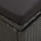 vidaXL Tumbona con cojines ratán sintético negro vidaXL Tumbona con cojines ratán sintético negro