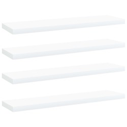 vidaXL Estantes para estantería 4 uds madera contrachapada 40x10x1,5cm