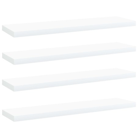 vidaXL Estantes para estantería 4 uds madera contrachapada 40x10x1,5cm