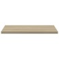 vidaXL Estante estantería 4 uds contrachapada roble Sonoma 40x40x1,5cm