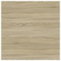 vidaXL Estante estantería 4 uds contrachapada roble Sonoma 40x40x1,5cm