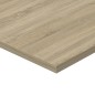 vidaXL Estante estantería 4 uds contrachapada roble Sonoma 40x40x1,5cm