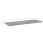 vidaXL Estante estantería 4uds contrachapada gris hormigón 60x20x1,5cm vidaXL Estante estantería 4uds contrachapada gris hormigón 60x20x1,5cm