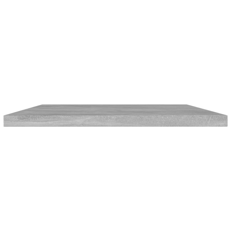 vidaXL Estante estantería 4uds contrachapada gris hormigón 60x40x1,5cm