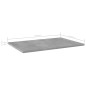 vidaXL Estante estantería 4uds contrachapada gris hormigón 60x40x1,5cm