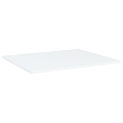 vidaXL Estantes para estantería 4 uds contrachapada blanco 60x50x1,5cm