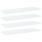 vidaXL Estantes para estantería 4 uds contrachapada blanco 60x20x1,5cm vidaXL Estantes para estantería 4 uds contrachapada blanco 60x20x1,5cm