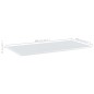 vidaXL Estante estantería 4uds contrachapada blanco brillo 80x40x1,5cm vidaXL Estante estantería 4uds contrachapada blanco brillo 80x40x1,5cm