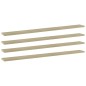 vidaXL Estante estantería 4uds contrachapada roble Sonoma 100x10x1,5cm vidaXL Estante estantería 4uds contrachapada roble Sonoma 100x10x1,5cm