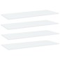 vidaXL Estantes para estantería 4uds contrachapada blanco 100x40x1,5cm vidaXL Estantes para estantería 4uds contrachapada blanco 100x40x1,5cm