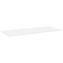vidaXL Estantes para estantería 4uds contrachapada blanco 100x40x1,5cm