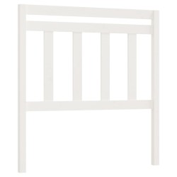 vidaXL Cabecero de cama madera maciza de pino blanco 106x4x100 cm