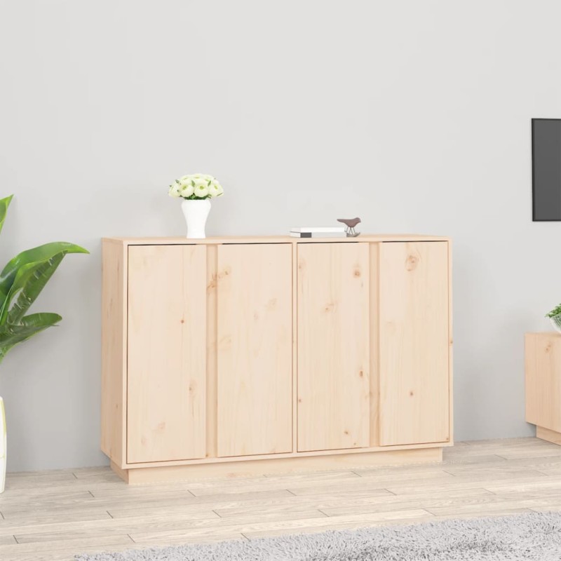 vidaXL Aparador de madera maciza de pino 120x35x80 cm vidaXL Aparador de madera maciza de pino 120x35x80 cm