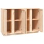 vidaXL Aparador de madera maciza de pino 120x35x80 cm vidaXL Aparador de madera maciza de pino 120x35x80 cm