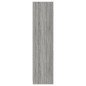 vidaXL Armario con cajones contrachapado sonoma gris 50x50x200 cm