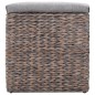 vidaXL Banco con 3 cestas hierba marina 105x40x42 cm gris vidaXL Banco con 3 cestas hierba marina 105x40x42 cm gris