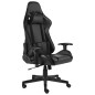 vidaXL Silla gaming giratoria PVC negro vidaXL Silla gaming giratoria PVC negro