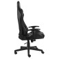 vidaXL Silla gaming giratoria PVC negro vidaXL Silla gaming giratoria PVC negro
