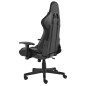 vidaXL Silla gaming giratoria PVC negro vidaXL Silla gaming giratoria PVC negro