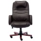 vidaXL Silla de oficina de cuero sintético marrón vidaXL Silla de oficina de cuero sintético marrón