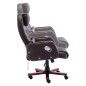 vidaXL Silla de oficina de cuero sintético marrón vidaXL Silla de oficina de cuero sintético marrón