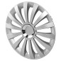 ProPlus Juego de tapacubos 4 unidades Meridian plateado 16" ProPlus Juego de tapacubos 4 unidades Meridian plateado 16"