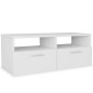 vidaXL Mueble para TV de madera de ingeniería 2 unidades blanco vidaXL Mueble para TV de madera de ingeniería 2 unidades blanco