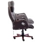 vidaXL Silla de oficina de masaje de cuero sintético marrón vidaXL Silla de oficina de masaje de cuero sintético marrón