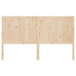 vidaXL Cabecero de cama madera maciza de pino 185,5x4x100 cm