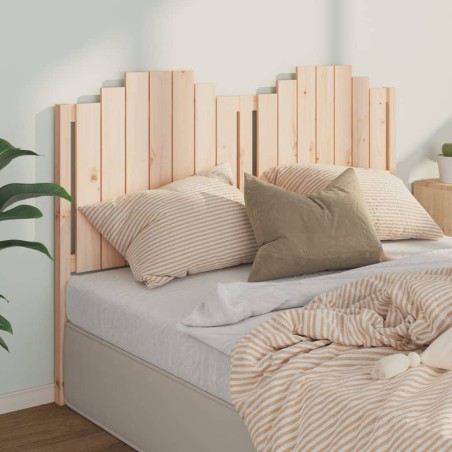 vidaXL Cabecero de cama madera maciza de pino 166x4x110 cm