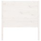 vidaXL Cabecero madera maciza de pino blanco 106x4x100 cm vidaXL Cabecero madera maciza de pino blanco 106x4x100 cm