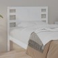 vidaXL Cabecero madera maciza de pino blanco 81x4x100 cm vidaXL Cabecero madera maciza de pino blanco 81x4x100 cm