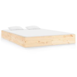 vidaXL Estructura de cama de madera maciza 160x200 cm