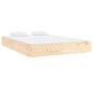 vidaXL Estructura de cama de madera maciza 160x200 cm