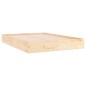 vidaXL Estructura de cama de madera maciza 160x200 cm