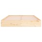 vidaXL Estructura de cama de madera maciza 160x200 cm