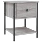 vidaXL Mesita de noche madera de ingeniería gris Sonoma 34x35,5x45 cm vidaXL Mesita de noche madera de ingeniería gris Sonoma 34x35,5x45 cm