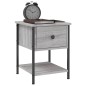 vidaXL Mesita de noche madera de ingeniería gris Sonoma 34x35,5x45 cm vidaXL Mesita de noche madera de ingeniería gris Sonoma 34x35,5x45 cm